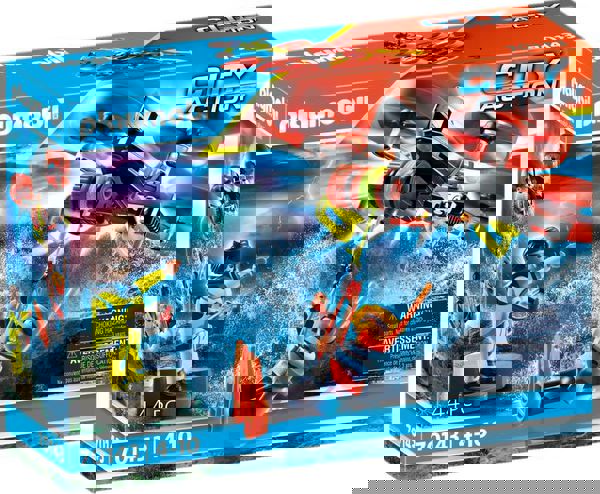 Playmobil City Action Επιχείρηση Διάσωσης Δύτη Με Drone 